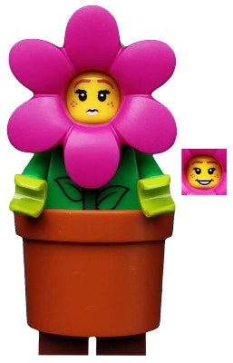 Preowned LEGO® Minifigure – col325 Flowerpot Girl Series 18