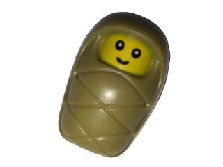 Preowned LEGO® Minifigure – col339 Baby/Infant w/Stud Holder on Back w/Smiling Face & Small
