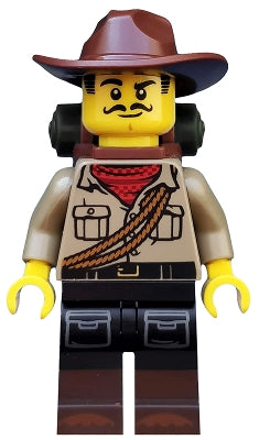 Preowned LEGO® Minifigure – col348 Jungle Explorer Series 19
