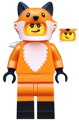 Preowned LEGO® Minifigure – col355 Fox Costume Girl Series 19