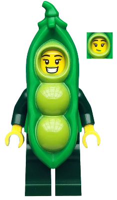 Preowned LEGO® Minifigure – col360 Peapod Costume Girl Series 20