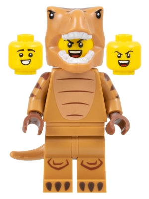 Preowned LEGO® Minifigure – col417 T-Rex Costume Fan Series 24
