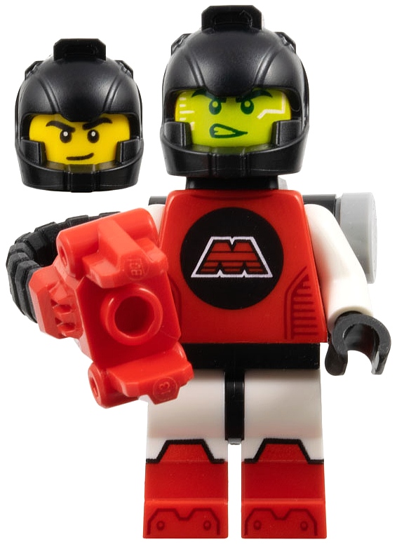 Preowned LEGO® Minifigure – Series 26 col440 M-Tron Powerlifter