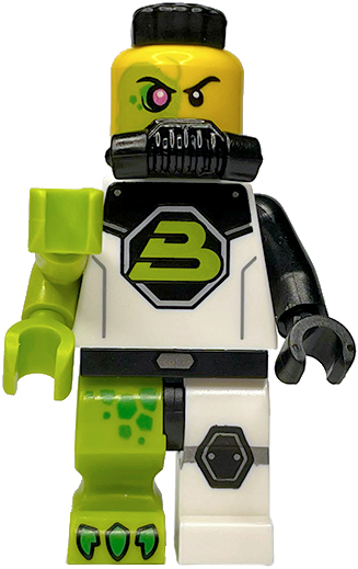 Preowned LEGO® Minifigure – Series 26 col448 Blacktron Mutant