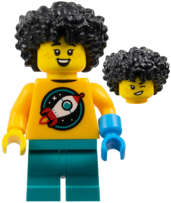 Preowned LEGO® Minifigure – col452 Astronomer Kid, Series 27
