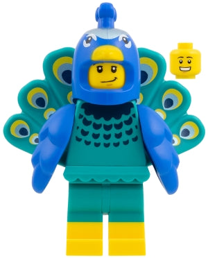 LEGO Minifigure CMF Animals Series 28 col461 Peacock Costume Fan