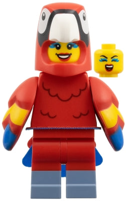 LEGO Minifigure col472 CMF Animals 28 Parrot Costume Fan