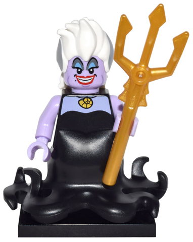 LEGO® Collectible Minifigure Series 1 – coldis-17 Ursula Disney set w/Stand & Acces Complete Set with Stand & Accessories