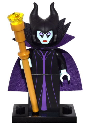 LEGO® Collectible Minifigure Series 1 – coldis-6 Maleficent Disney set w/Stand & Acces Complete Set with Stand & Accessories