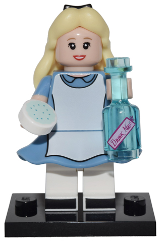 LEGO® Collectible Minifigure Series 1 – coldis-7 Alice Disney set w/Stand & Acces Complete Set with Stand & Accessories