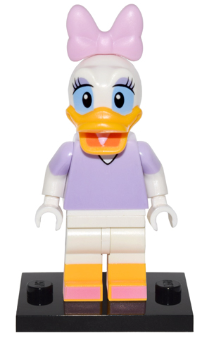 LEGO® Collectible Minifigure Series 1 – coldis-9 Daisy Duck Disney set w/Stand & Acces Complete Set with Stand & Accessories