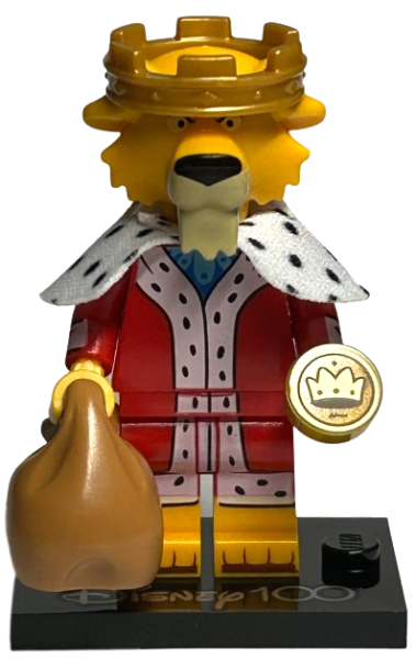 LEGO® Collectible Minifigure Series – coldis100-15 Prince John Disney 100 set w/Stand & Acces Complete Set