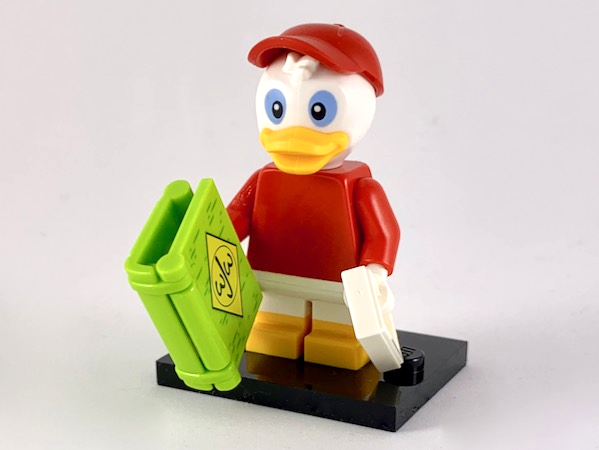 LEGO® Collectible Minifigure Series 2 – coldis2-3 Huey Duck Disney set w/Stand & Acces Complete Set with Stand & Accessories