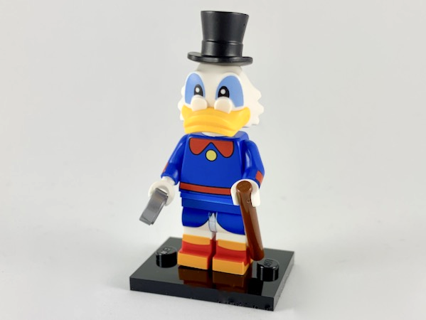 LEGO® Minifigure coldis2-6 Scrooge McDuck Disney Series 2 Complete set w/Stand & Acces