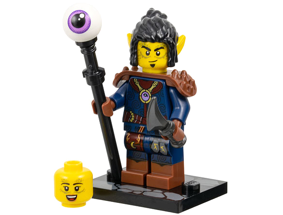 LEGO® Collectible Minifigure Series – coldnd-2 Gith Warlock Dungeons & Dragons Set Complete Set with Stand & Accessories