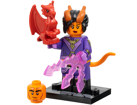 LEGO® Collectible Minifigure Series – coldnd-3 Tiefling Sorcerer Dungeons & Dragons Set Complete Set
