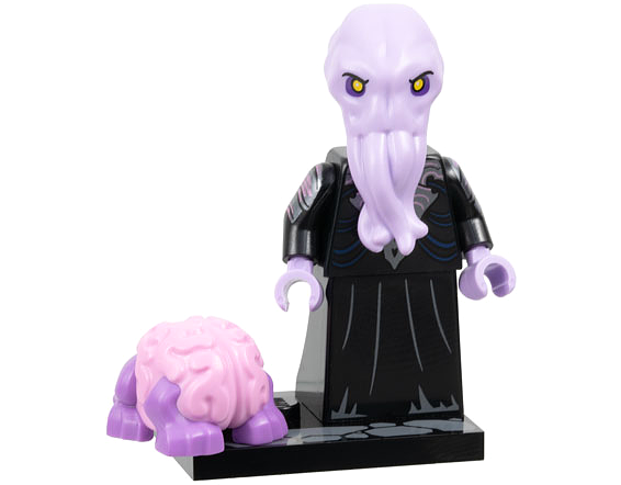 LEGO® Collectible Minifigure Series – coldnd-7 Mind Flayer Dungeons & Dragons set w/Stand & Acces Complete Set