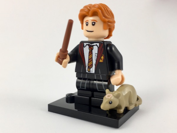 LEGO® Collectible Minifigure Series 1 – colhp-3 Ron Weasley in School Robes HP Set Complete Set with Stand & Accessories