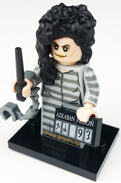 LEGO® Collectible Minifigure Series 2 – colhp2-12 Bellatrix Lestrange HP Set Complete Set with Stand & Accessories