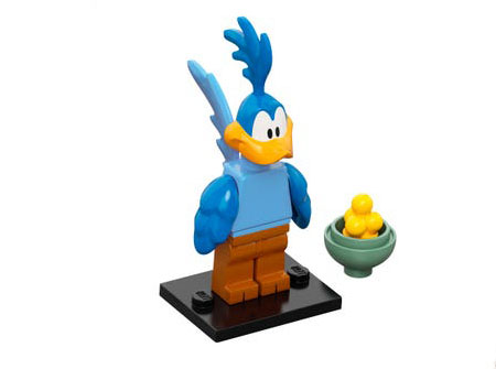 LEGO® Collectible Minifigure Series – collt-4 Road Runner set w/Stand & Acces Complete Set with Stand & Accessories