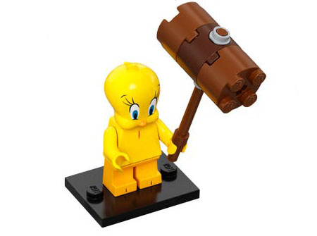 LEGO® Collectible Minifigure Series – collt-5 Tweety Bird set w/Stand & Acces Complete Set with Stand & Accessories
