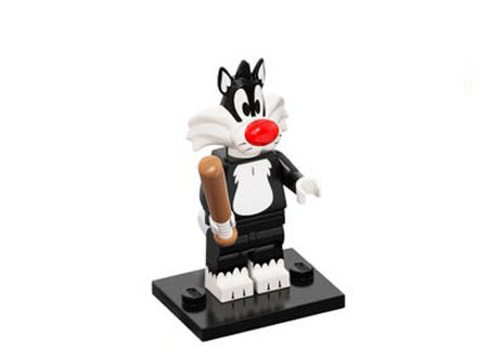 LEGO® Collectible Minifigure Series – collt-6 Sylvester the Cat set w/Stand & Acces Complete Set with Stand & Accessories