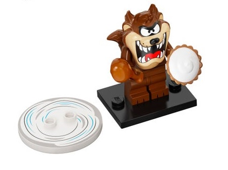 LEGO® Collectible Minifigure Series – collt-9 Tasmanian Devil set w/Stand & Acces Complete Set with Stand & Accessories