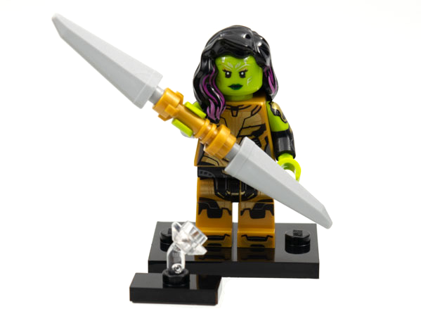LEGO® Collectible Minifigure Series 1 – colmar-12 Gamora w/Blade of Thanos Marvel Set Complete Set with Stand & Accessories