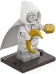 LEGO® Collectible Minifigure Series 2 – colmar2-2 Moon Knight Marvel Studios  set w/Stand & Acces Complete Set