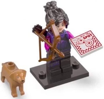 LEGO® Collectible Minifigure Series 2 – colmar2-7 Kate Bishop Marvel Studios Set Complete Set with Stand & Accessories