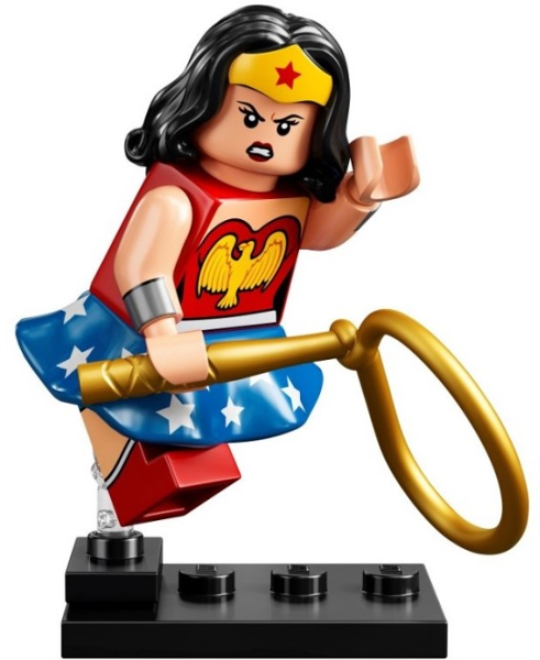 LEGO® Collectible Minifigure Series – colsh-2 Wonder Woman DC Super Heroes set w/Stand & Acces Complete Set
