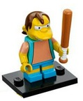 LEGO® Collectible Minifigure Series 1 – colsim-12 Nelson Muntz The Simpsons Set Complete Set with Stand & Accessories