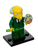LEGO® Collectible Minifigure Series 1 – colsim-16 Mr. Burns The Simpsons set w/Stand & Acces Complete Set