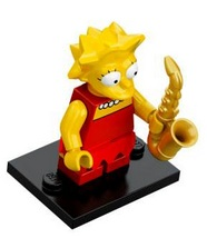 LEGO® Collectible Minifigure Series 1 – colsim-4 Lisa Simpson The Simpsons Set Complete Set with Stand & Accessories