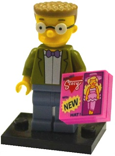 LEGO® Collectible Minifigure Series 2 – colsim2-15 Waylon Smithers The Simpsons Set Complete Set with Stand & Accessories