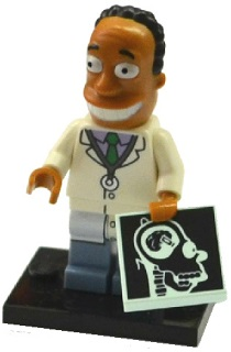 LEGO® Collectible Minifigure Series 2 – colsim2-16 Dr. Hibbert The Simpsons set w/Stand & Acces Complete Set