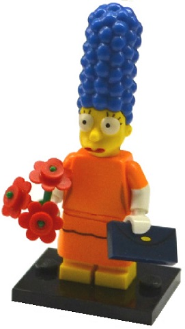 LEGO® Collectible Minifigure Series 2 – colsim2-2 Date Night Marge The Simpsons Set Complete Set with Stand & Accessories