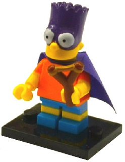 LEGO® Collectible Minifigure Series 2 – colsim2-5 Bartman The Simpsons set w/Stand & Acces Complete Set