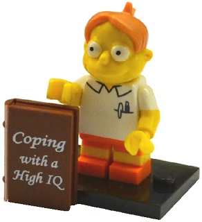 LEGO® Collectible Minifigure Series 2 – colsim2-8 Martin Prince The Simpsons Set Complete Set with Stand & Accessories