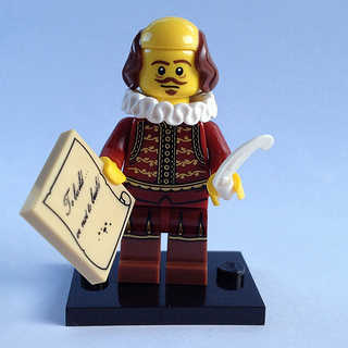 LEGO® Collectible Minifigure Series – coltlm-8 William Shakespeare The LEGO Movie set w/Stand & Acces Complete Set
