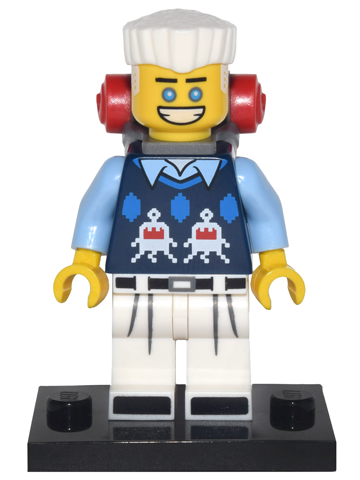 LEGO® Collectible Minifigure Series – coltlnm-10 Zane The LEGO NINJAGO Movie set w/Stand & Acces Complete Set