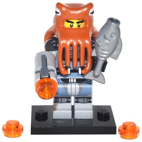 LEGO® Collectible Minifigure Series – coltlnm-12 Shark Army Octopus The LEGO NINJAGO Movie Full Set Complete Set