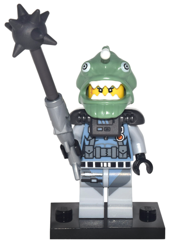 LEGO® Collectible Minifigure Series – coltlnm-13 Shark Army Angler The LEGO NINJAGO Movie Full Set Complete Set