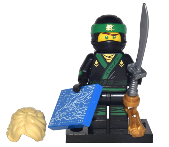 LEGO® Collectible Minifigure Series – coltlnm-3 Lloyd The LEGO NINJAGO Movie set w/Stand & Acces Complete Set