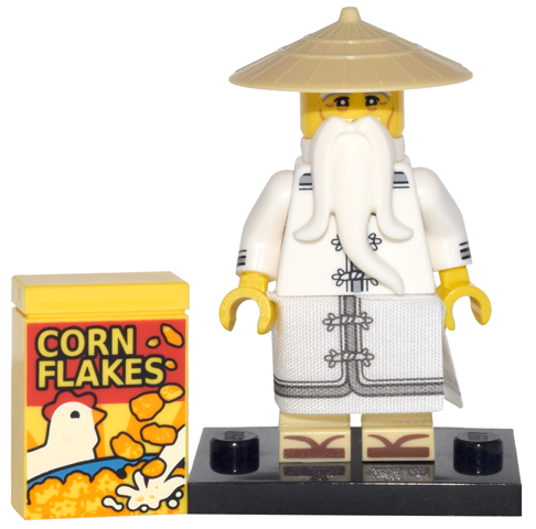 LEGO® Collectible Minifigure Series – coltlnm-4 Master Wu The LEGO NINJAGO Movie Set Complete Set with Stand & Accessories