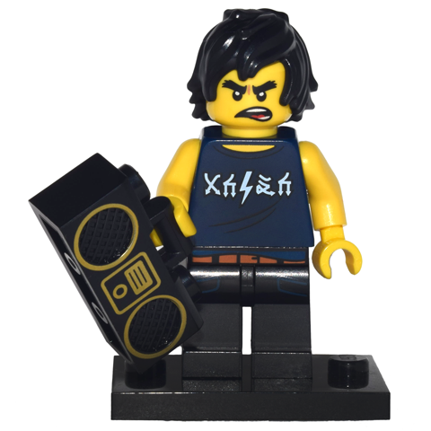 LEGO® Collectible Minifigure Series – coltlnm-8 Cole The LEGO NINJAGO Movie set w/Stand & Acces Complete Set