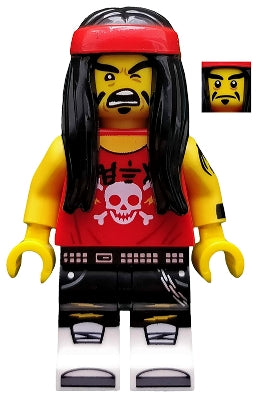 Preowned LEGO® Minifigure – The LEGO NINJAGO Movie coltlnm17 Gong & Guitar Rocker The LEGO