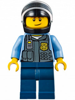 Preowned LEGO® Minifigure – Town cop056 Police Officer Juniors