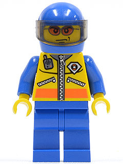 Preowned LEGO® Minifigure – Town cty0063 Coast Guard City Motorcyclist
