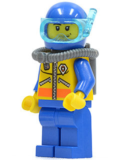 Preowned LEGO® Minifigure – Town cty0065 Coast Guard City Diver 2